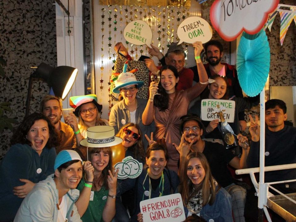 Gruppenfoto SwaF-Geburtstagsparty